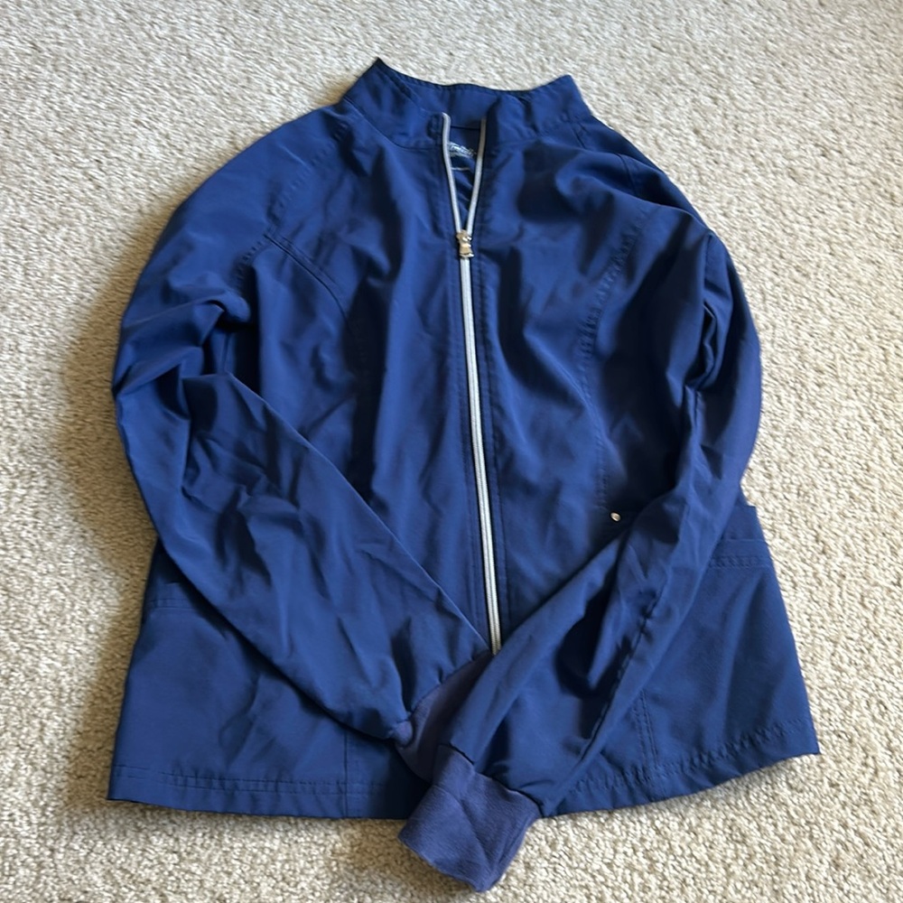 Navy Scrub Jacket